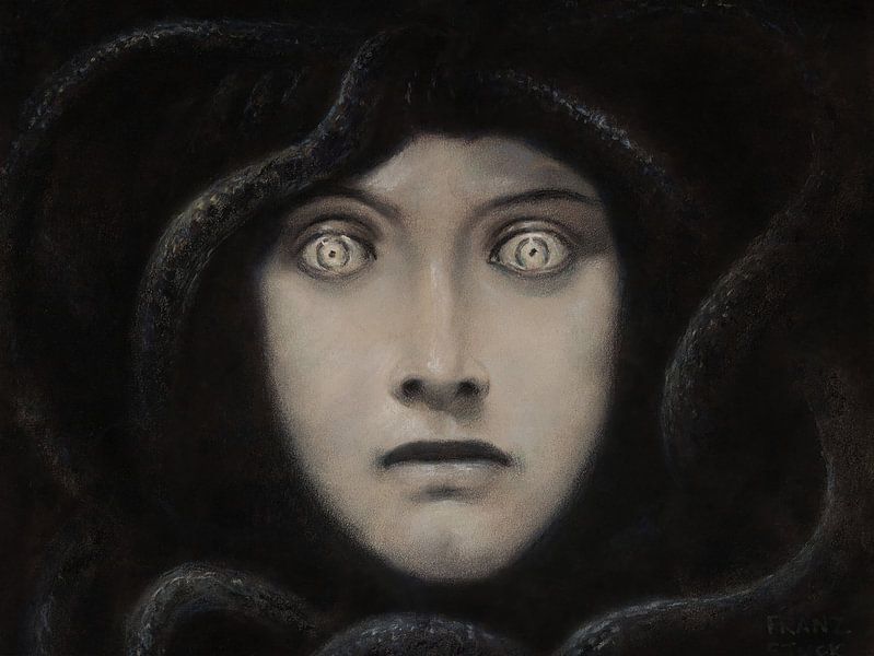 Das Haupt der Medusa - Franz von Stuck von Accessible Art