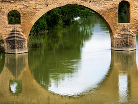 Spiegende brug van Bianca Keijzer