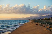 a beautiful covered tuscan coast.
