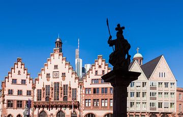 Römer am Römerberg in der Altstadt von Frankfurt von Werner Dieterich