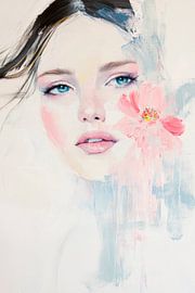 Zarte Schönheit mit blühendem Akzent von Poster Art Shop