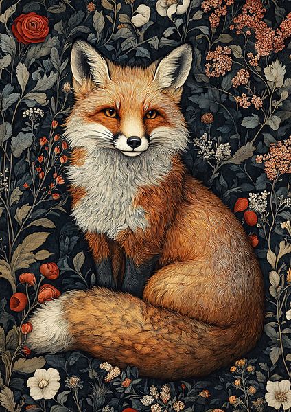 William Morris - Fox by Niklas Maximilian