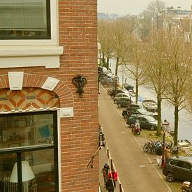 Amsterdam, Prinsengracht vom Gebäude an der Ecke zur Reestraat aus gesehen von Amsterdam Highlights