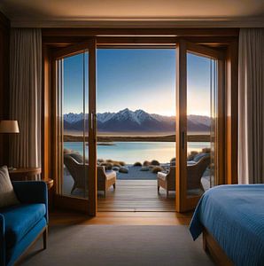 Vue sur le lac Tekapo