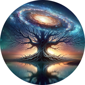 Levensboom op de drempel van het universum