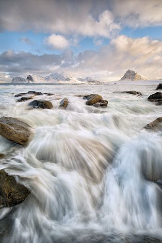 Morgenstimmung am Myrland Beach - Wunderschöne Lofoten