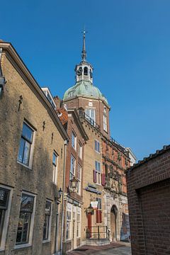 La magnifique vieille porte Groothoofd à Dordrecht