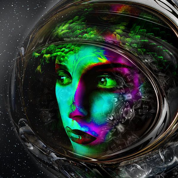 Space Lady 2 by Rudi Lippi