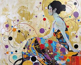 Abstract Woman by Eye catching paintings