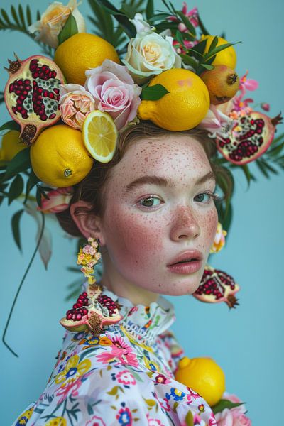 A portrait of fruity elegance by Poster Art Shop