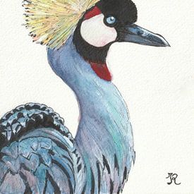 Graukronenkranich von Irina Rammos