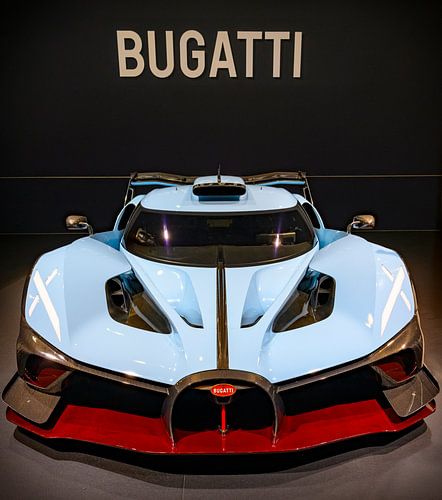 Bugatti Bolide sportwagen voor op het circuit