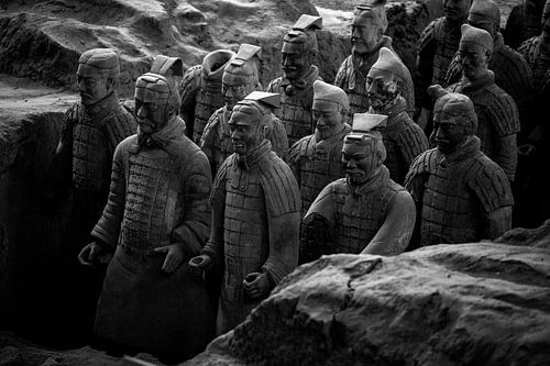 Armée de terre cuite à Xian, en Chine