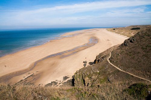 Cap Carteret, schitterend strand in Normandië in Frankrijk