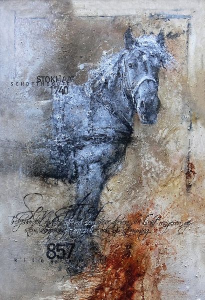 Draught horse by Peter van Loenhout
