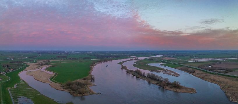 River IJssel during a springtime sunset by Sjoerd van der Wal Photography