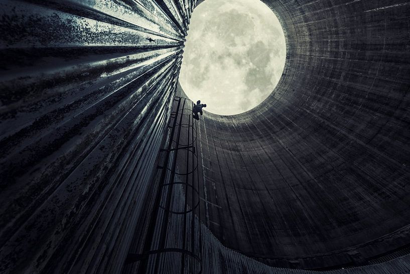 to the moon by Dieter Herreman