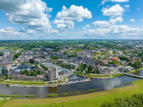Hardenberg vue aérienne panoramique sur la ville au bord du