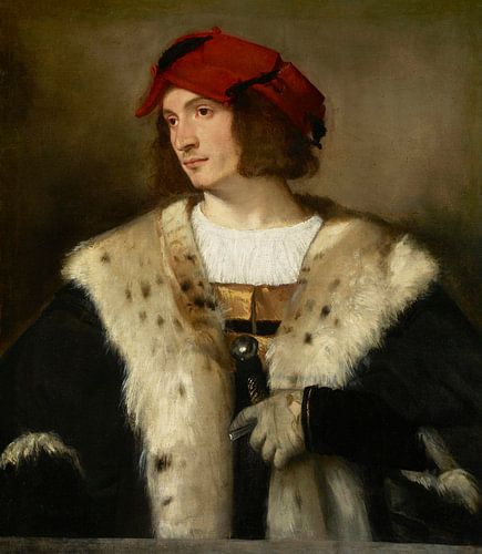Portrait of a Man in a Red Cap, Titiaan
