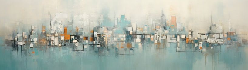 City Abstract | Abstract by ARTEO Paintings