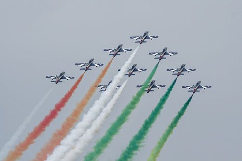 Frecce Tricolori in formatie