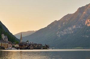 Sonnenuntergang in Hallstatt