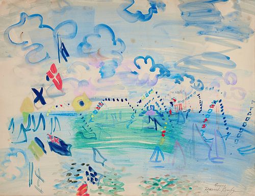 Raoul Dufy - Regatta in Cowes (1929)