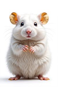 HAMSTER: Premium Porträt Fine Art Wandbild