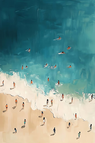 Turquoise Beach – Luftaufnahme IV