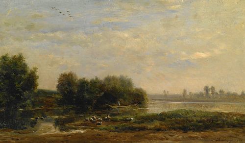 On the Oise, Charles-François Daubigny