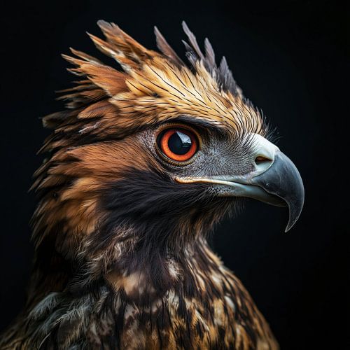 Boze baby arend portret