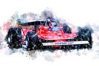 Gilles Villeneuve 12 van Theodor Decker thumbnail