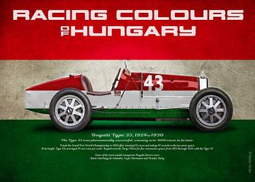 Race kleur Hongarije van Theodor Decker