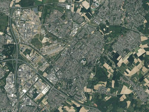 Luchtfoto van Geleen