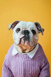 Bulldog sur Poster Art Shop