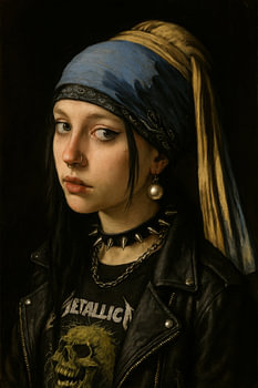 Girl with a Pearl Earring 2.0 - Punk meets classical