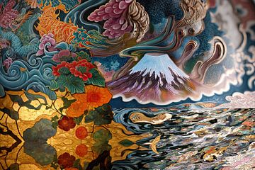 art japonais abstrait