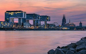 Panorama von Köln, Rheinland, Deutschland