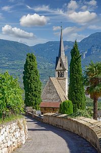 der bekannte Weinort Tramin an der Weinstrasse