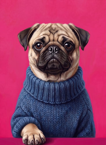 Paws & Pullovers - the Pug