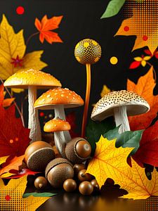 Levendige herfsttaferelen vol kleurrijke details