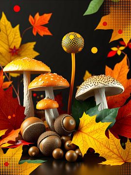 Levendige herfsttaferelen vol kleurrijke details