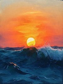 Ewiges Strahlen: Eine impressionistische Seelandschaft