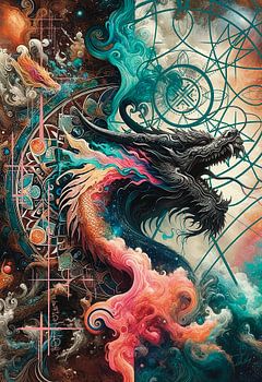 Wächter des Schicksals - Drachenmalerei