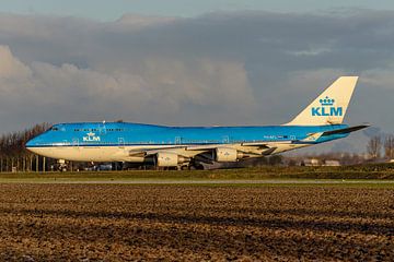 KLM Boeing 747-400. by Jaap van den Berg