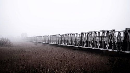 Meiningenbrücke im Nebel