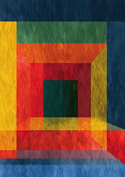 Horizontale kleurlagen met textuur