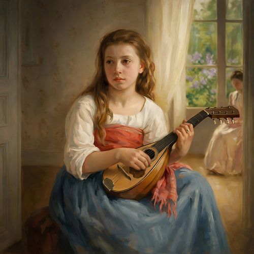 « La joueuse de mandoline » de Mary Cassatt