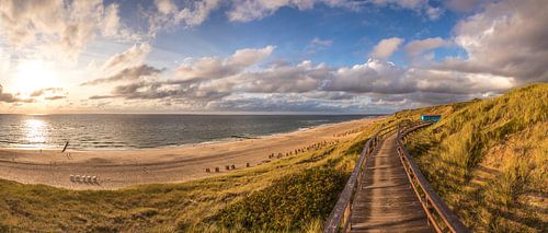 Panorama duinpad vanuit Wenningstedt, Sylt