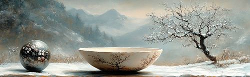 Peinture d'hiver | Nature morte d'hiver